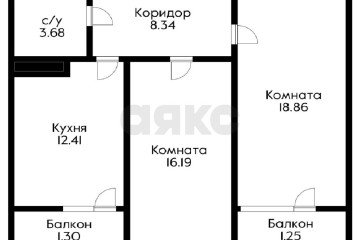 Фото №3: 2-комнатная квартира 62 м² - Краснодар, мкр. Школьный, ул. Школьная, 1