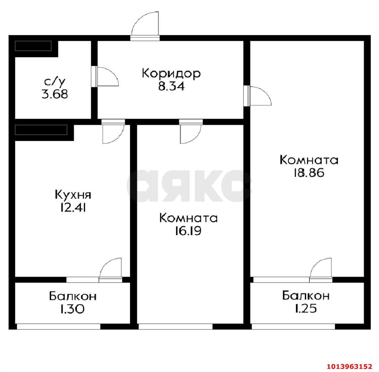Фото №3: 2-комнатная квартира 72 м² - Краснодар, Школьный, ул. Школьная, 1