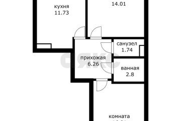 Фото №3: 2-комнатная квартира 55 м² - Краснодар, мкр. Достояние, ул. Григория Булгакова