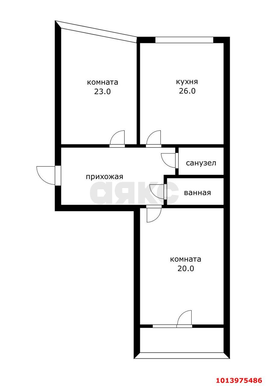 Фото №14: 2-комнатная квартира 88 м² - Краснодар, жилой комплекс Форт Карасун, ул. Сормовская, 204/5