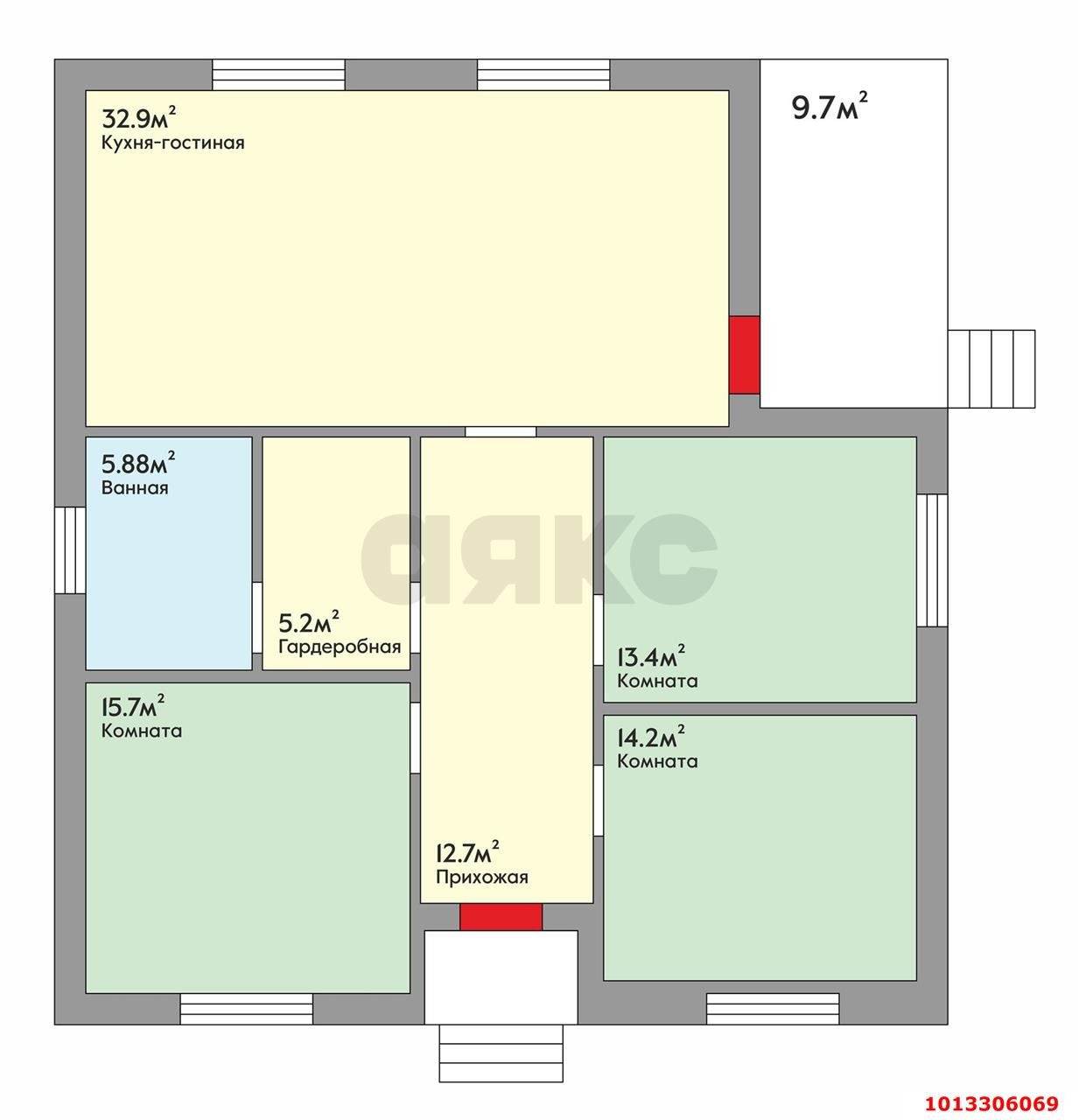 Фото №20: Дом 108 м² + 8 сот. - Октябрьский, мкр. Прикубанский внутригородской округ, ул. Губернаторская