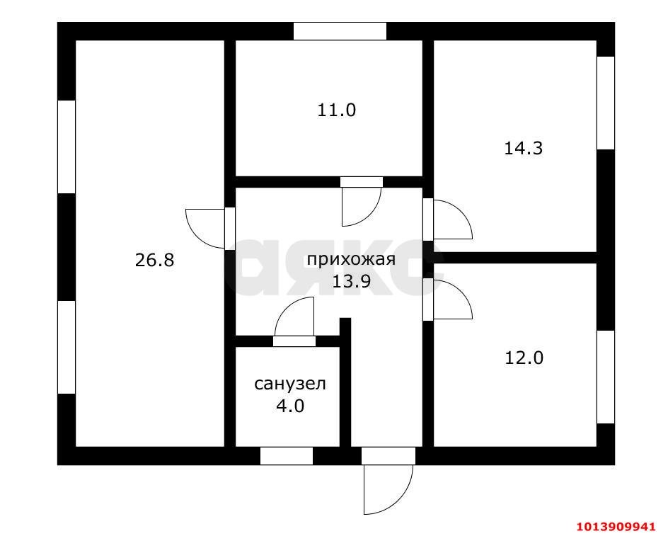 Фото №1: Дом 88 м² + 5.11 сот. - Выселки, квартал Суворовка, ул. Садовая, 32