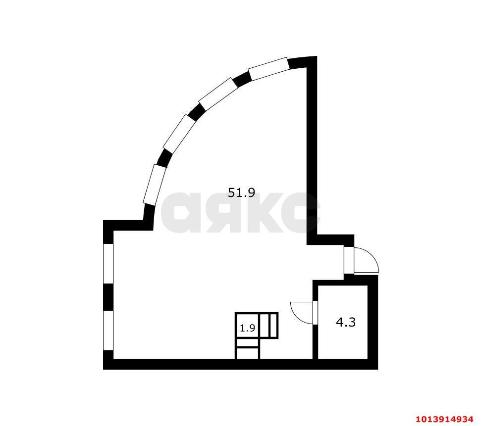 Фото №14: 3-комнатная квартира 105 м² - Краснодар, Прикубанский внутригородской округ, Завод Радиоизмерительных Приборов, мкр. Музыкальный, ул. имени Ф.И. Шаляпина, 31А