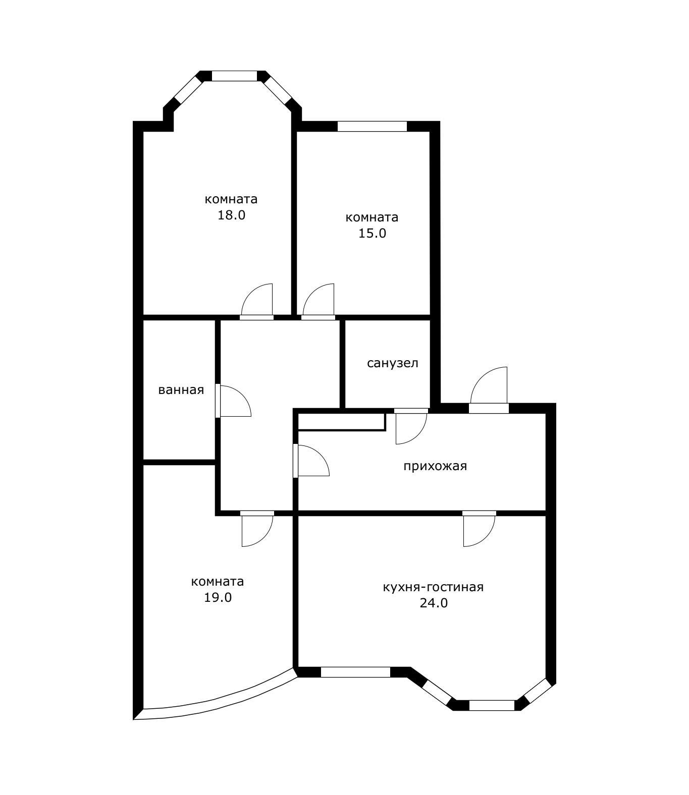 Фото №14: 3-комнатная квартира 122 м² - Краснодар, ул. Яна Полуяна, 57