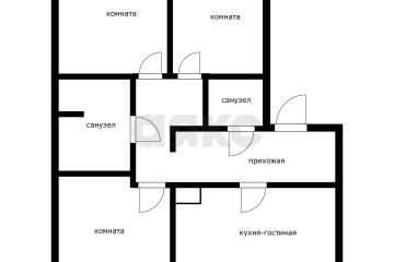 Фото №3: 3-комнатная квартира 122 м² - Краснодар, мкр. Фестивальный, ул. Яна Полуяна, 57