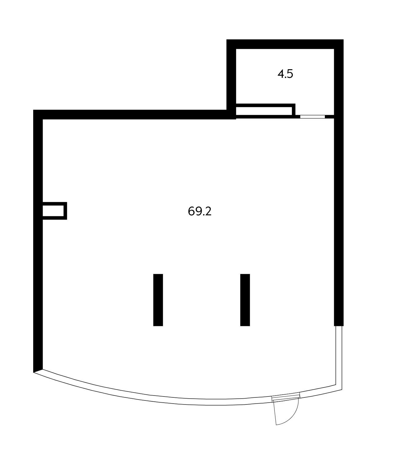 Фото №9: Коммерция 73 м² - Краснодар, Прикубанский внутригородской округ, Россинского, мкр. жилой комплекс Символ, ул. Командорская, 9/1
