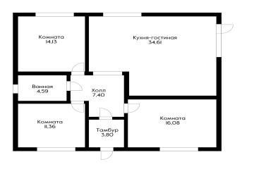 Фото №2: Дом 90 м² - Елизаветинская, ст Связист-2, ул. Цветочная, 209