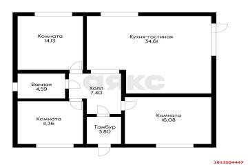 Фото №2: Дом 90 м² - Елизаветинская, ст Связист-2, ул. Цветочная, 209