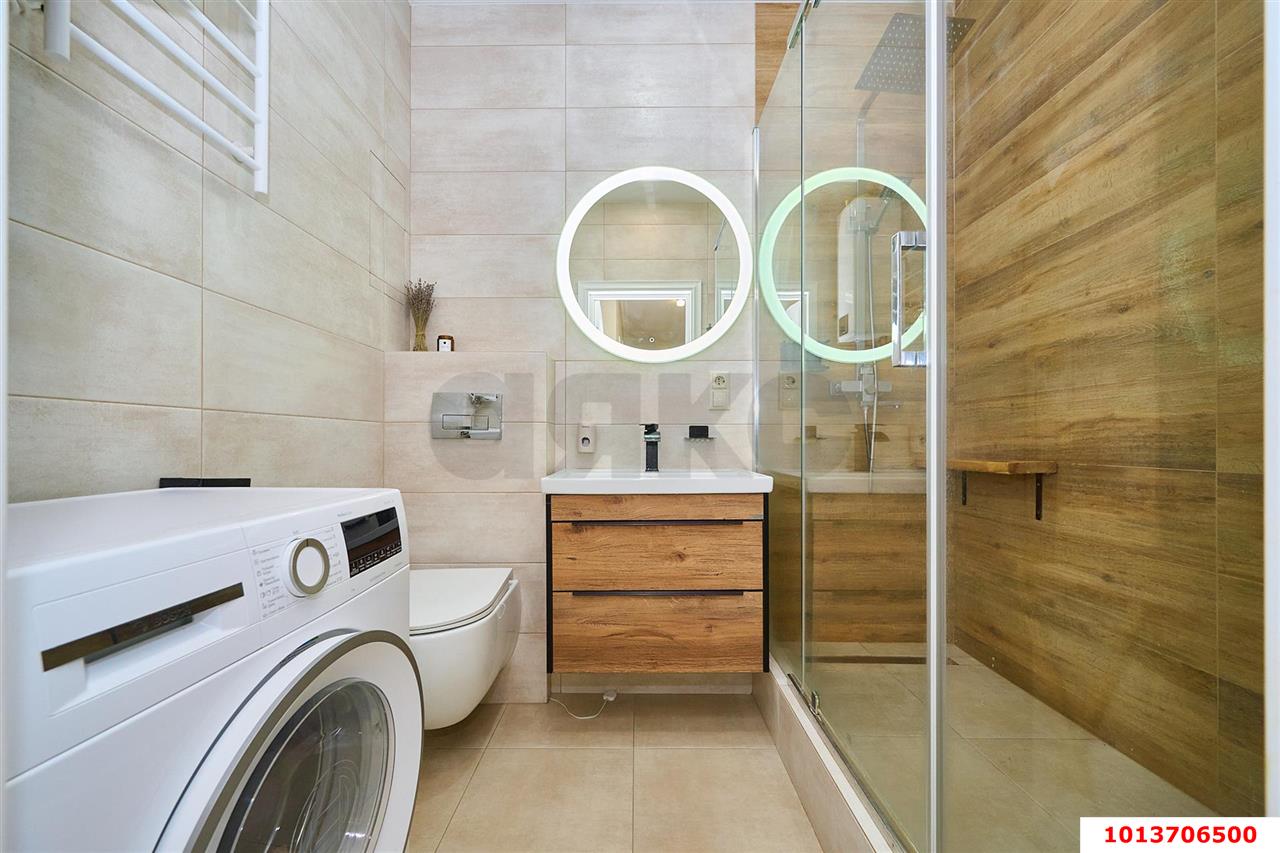 Фото №10: 2-комнатная квартира 65 м² - Краснодар, Карасунский внутригородской округ, Хлопчато-бумажный Комбинат, мкр. жилой комплекс Аквамарин, ул. Уральская, 75к2