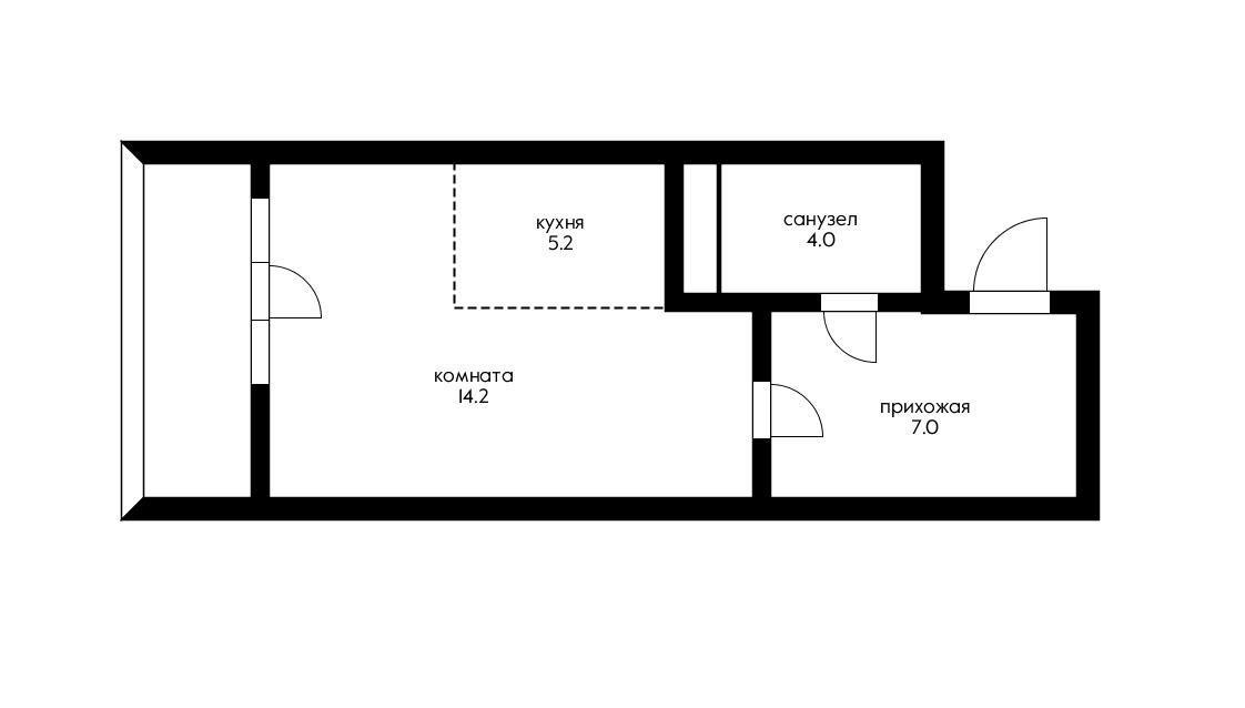 Фото №8: Студия 30 м² - Туапсе, мкр. жилой комплекс Форт Адмирал, ул. Портовиков, 39/1