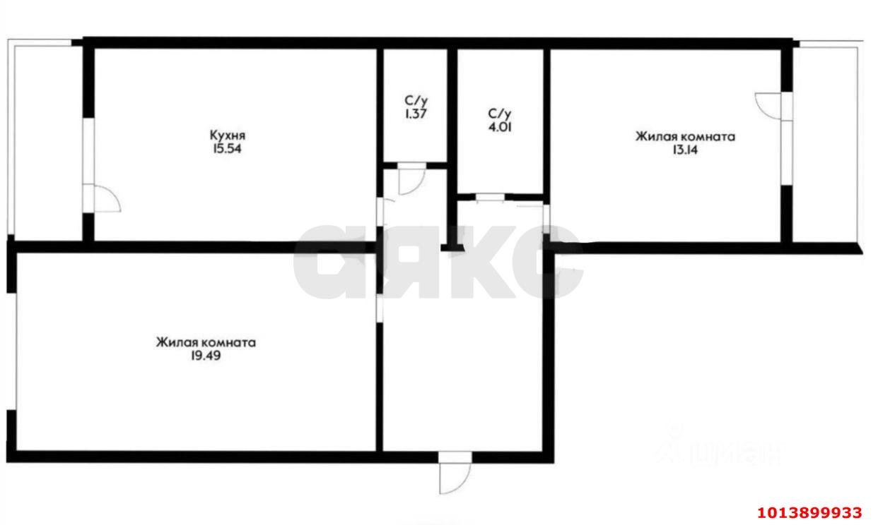Фото №10: 2-комнатная квартира 69 м² - Краснодар, Восточно-Кругликовский, ул. Генерала Трошева, 33