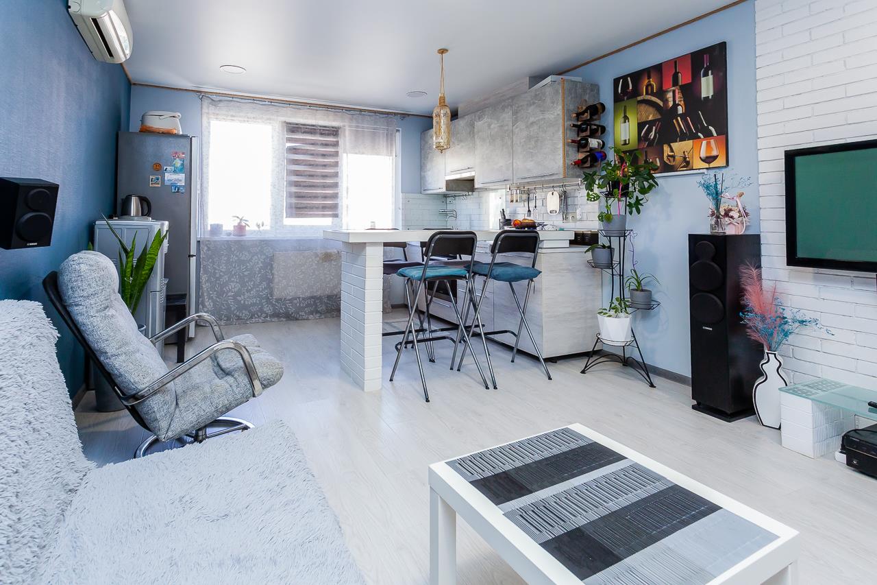 Фото №3: 2-комнатная квартира 69 м² - Яблоновский, мкр. жилой комплекс Солнечный, ул. Солнечная, 55к18