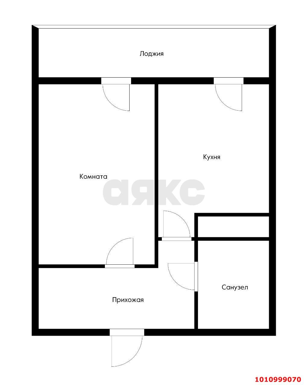 Фото №6: 1-комнатная квартира 40 м² - Знаменский, мкр. Карасунский внутригородской округ, ул. Светлая, 1