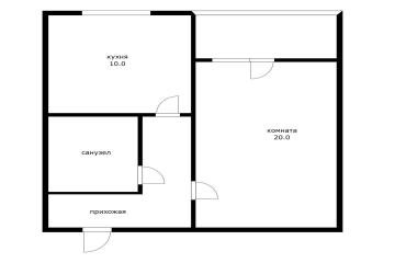 Фото №4: 1-комнатная квартира 42 м² - Российский, мкр. Прикубанский внутригородской округ, ул. Куликова Поля, 23