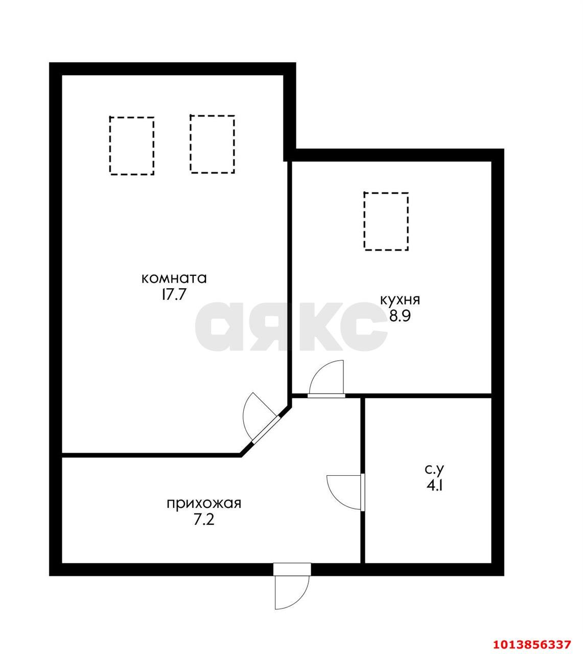 Фото №9: 1-комнатная квартира 37 м² - Краснодар, жилой комплекс Прованс, ул. Генерала Петрова, 5