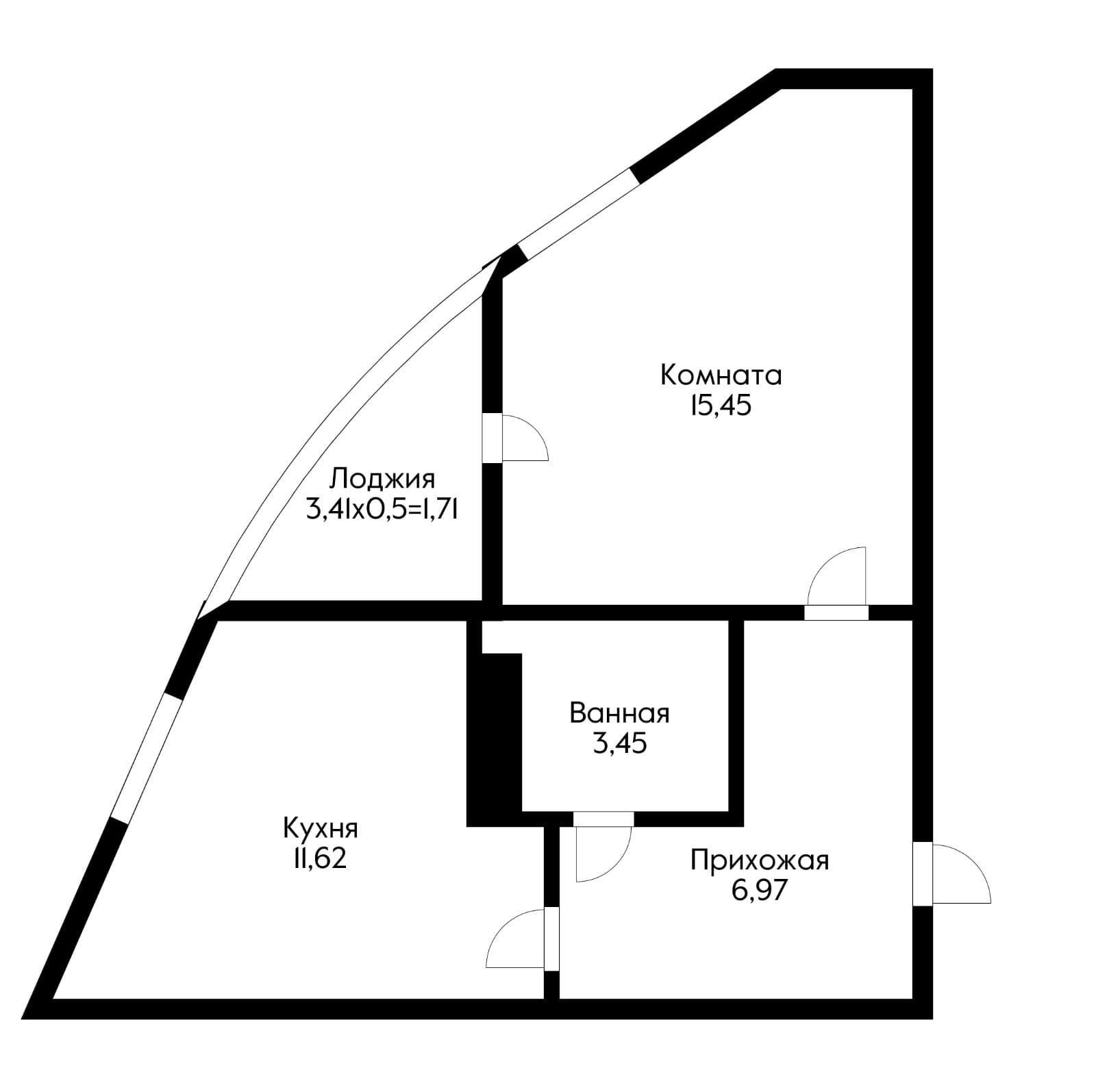 Фото №16: 1-комнатная квартира 39 м² - Краснодар, Черёмушки, Центральный внутригородской округ, мкр. жилой комплекс Фонтаны, ул. Воронежская, 47Б