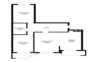 Фото №4: 3-комнатная квартира 93 м² - Краснодар, мкр. Юбилейный, б-р Клары Лучко, 12