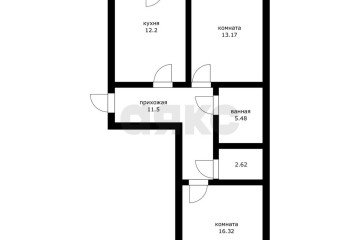 Фото №2: 2-комнатная квартира 61 м² - Краснодар, мкр. жилой комплекс Сердце, 