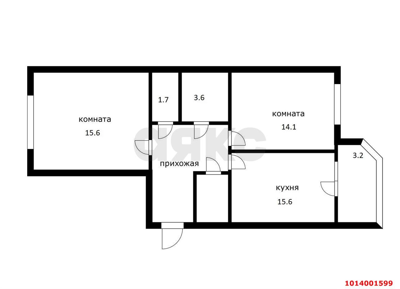 Фото №20: 2-комнатная квартира 65 м² - Краснодар, ЖК Керченский, ул. им. Героя Сарабеева В.И., 5к1