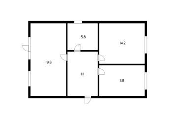 Фото №3: Дом 103 м² - Авангард, мкр. Прикубанский внутригородской округ, ул. Вишнёвая, 74