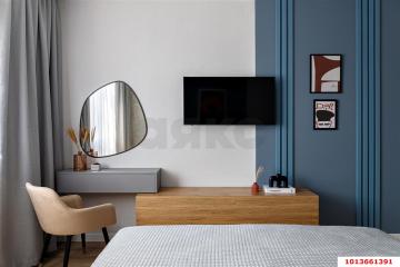 Фото №3: 1-комнатная квартира 46 м² - Краснодар, мкр. Гидростроителей, ул. имени Снесарева, 10