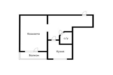 Фото №1: 1-комнатная квартира 50 м² - Краснодар, мкр. Восточно-Кругликовский, ул. Черкасская, 109