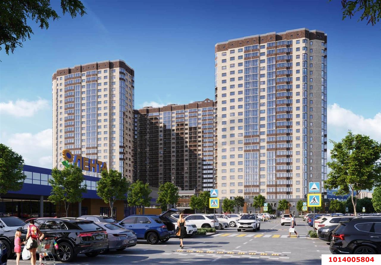 Фото №2: 2-комнатная квартира 60 м² - Краснодар, Прикубанский внутригородской округ, Завод Радиоизмерительных Приборов, мкр. Музыкальный, ул. Российская, 257/7