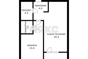 Фото №4: 1-комнатная квартира 45 м² - Краснодар, мкр. ЖК Эрмитаж, ул. им. Мурата Ахеджака, 20