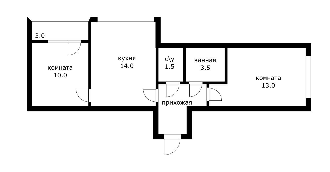 Фото №12: 2-комнатная квартира 47 м² - Краснодар, ул. Конгрессная, 13