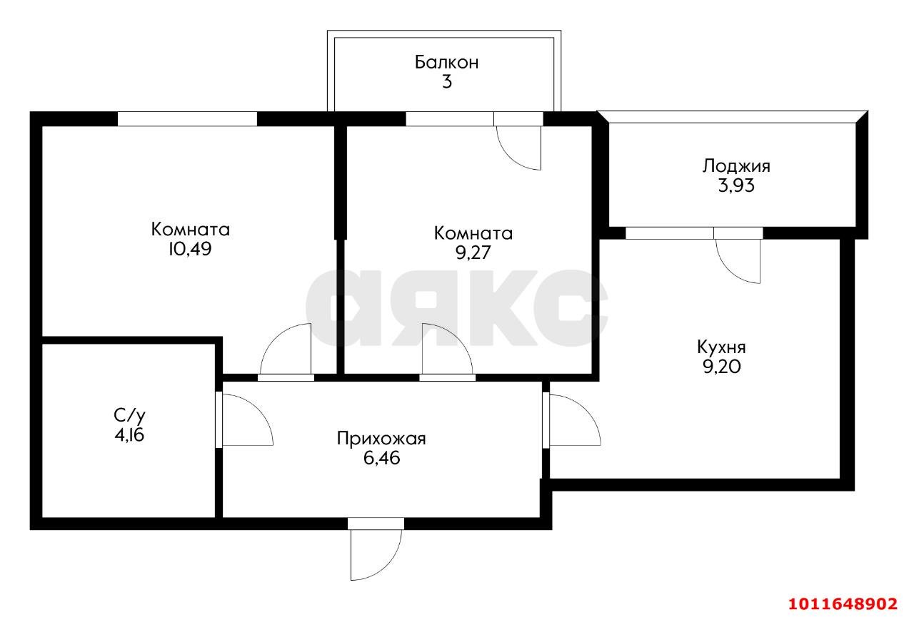 Фото №1: 2-комнатная квартира 42 м² - Краснодар, Славянский, ул. Красных Партизан, 1/4к16