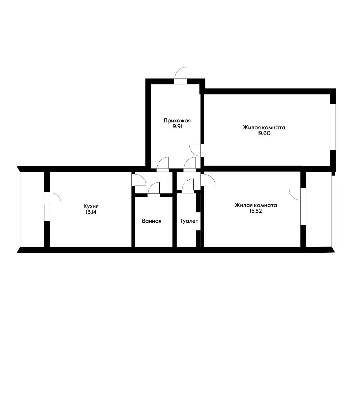 Фото №9: 2-комнатная квартира 74 м² - Краснодар, Прикубанский внутригородской округ, мкр. Фестивальный, ул. Совхозная, 20