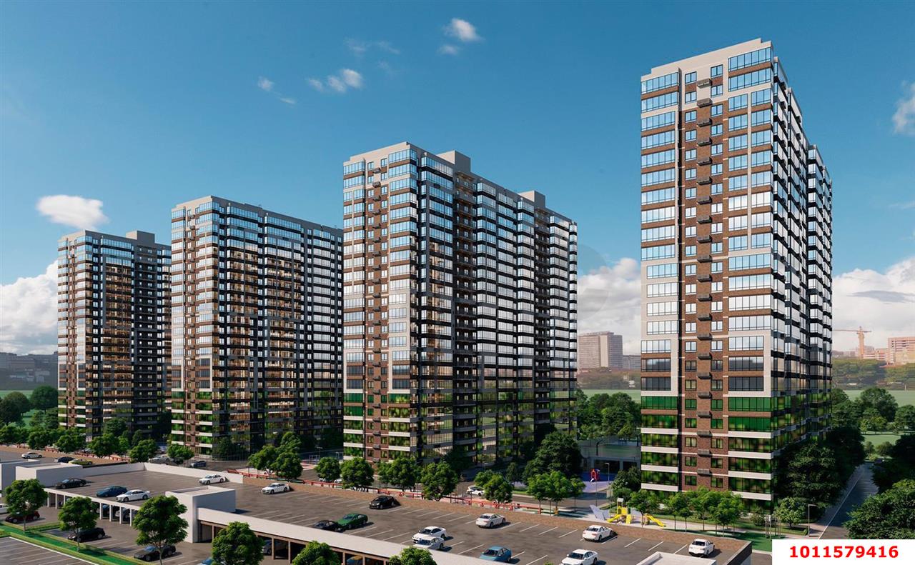 Фото №15: 1-комнатная квартира 37 м² - Краснодар, жилой комплекс Отражение, ул. Конгрессная, 41