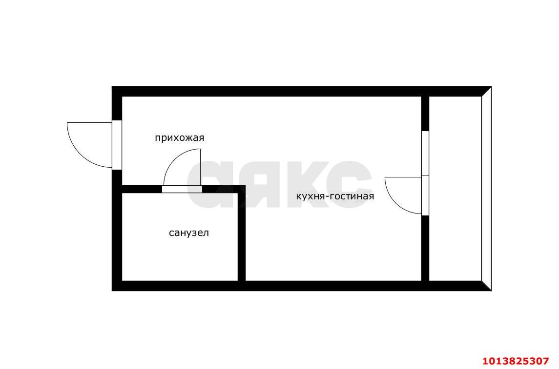 Фото №5: Студия 22 м² - Краснодар, Прикубанский внутригородской округ, ул. Куликова Поля