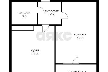 Фото №2: 1-комнатная квартира 31 м² - Краснодар, мкр. жилой комплекс Грани, 