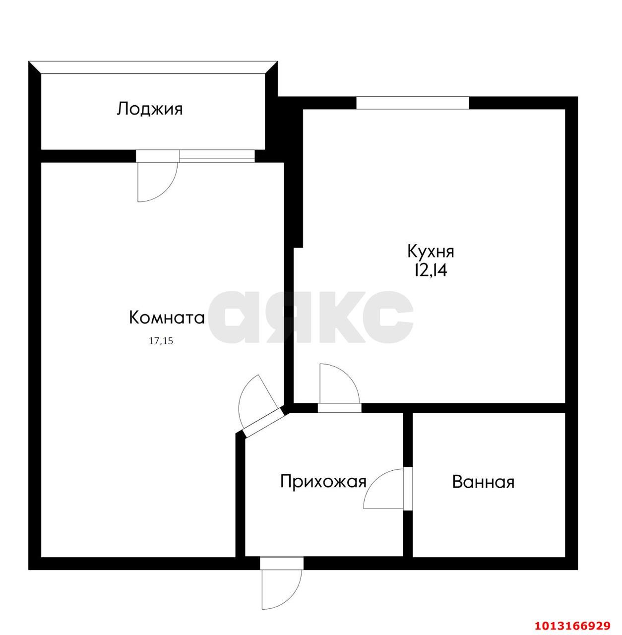 Фото №9: 1-комнатная квартира 37 м² - Краснодар, жилой комплекс Облака, ул. имени Генерала Корнилова, 9
