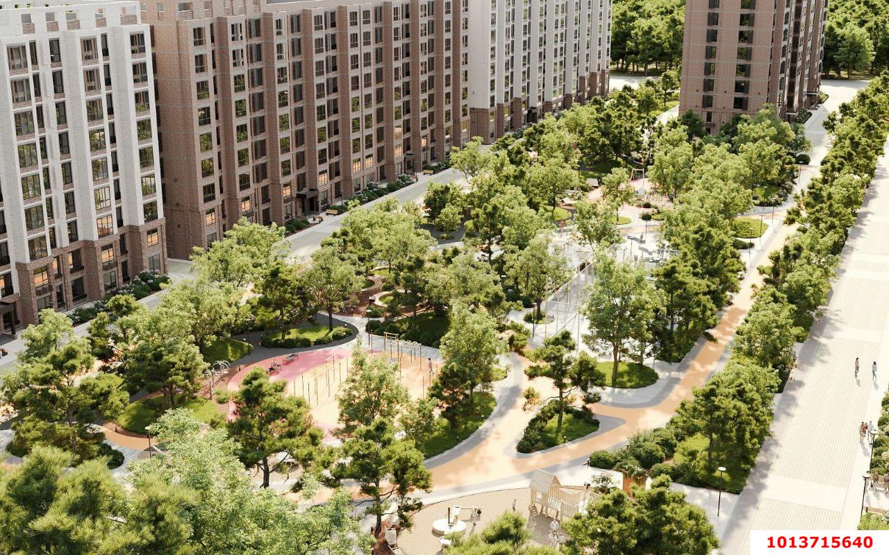 Фото №3: 2-комнатная квартира 63 м² - Краснодар, жилой комплекс Югге