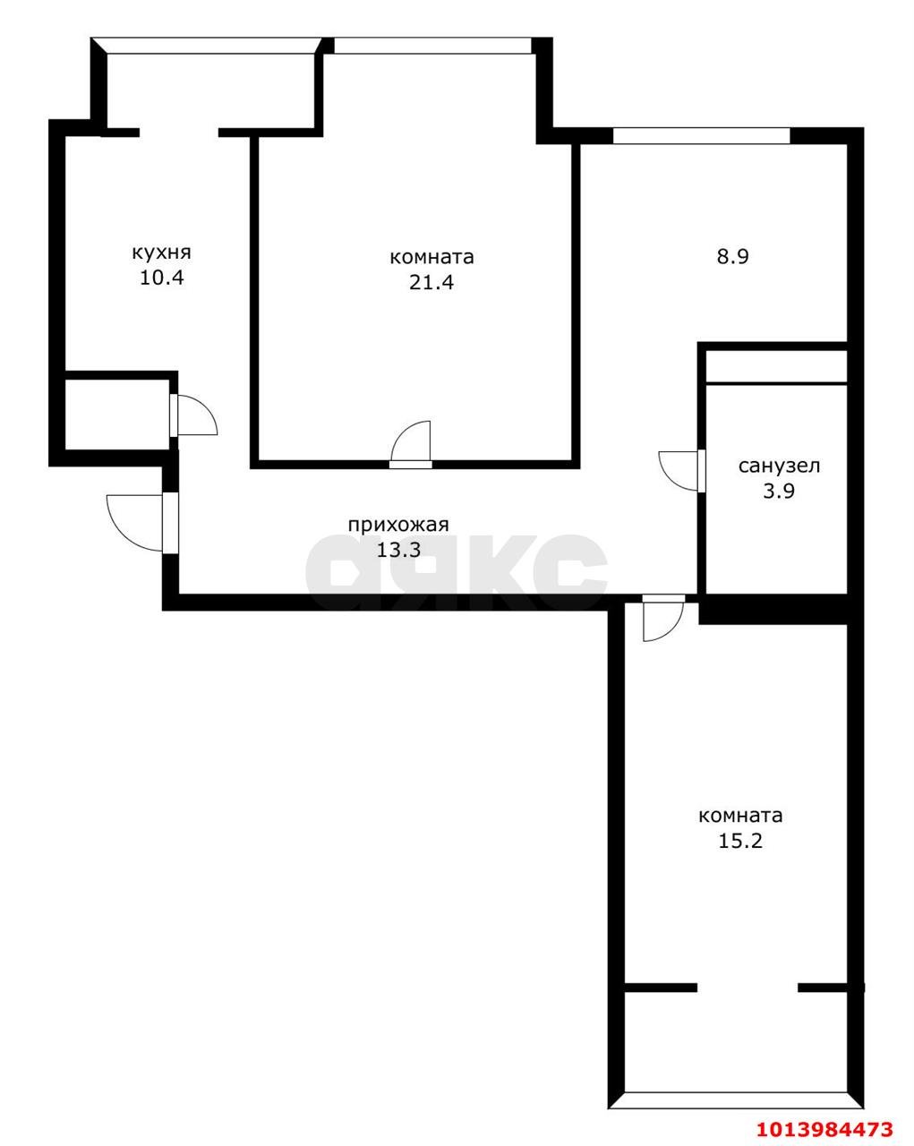 Фото №20: 3-комнатная квартира 68 м² - Краснодар, Центральный, ул. Севастопольская, 4