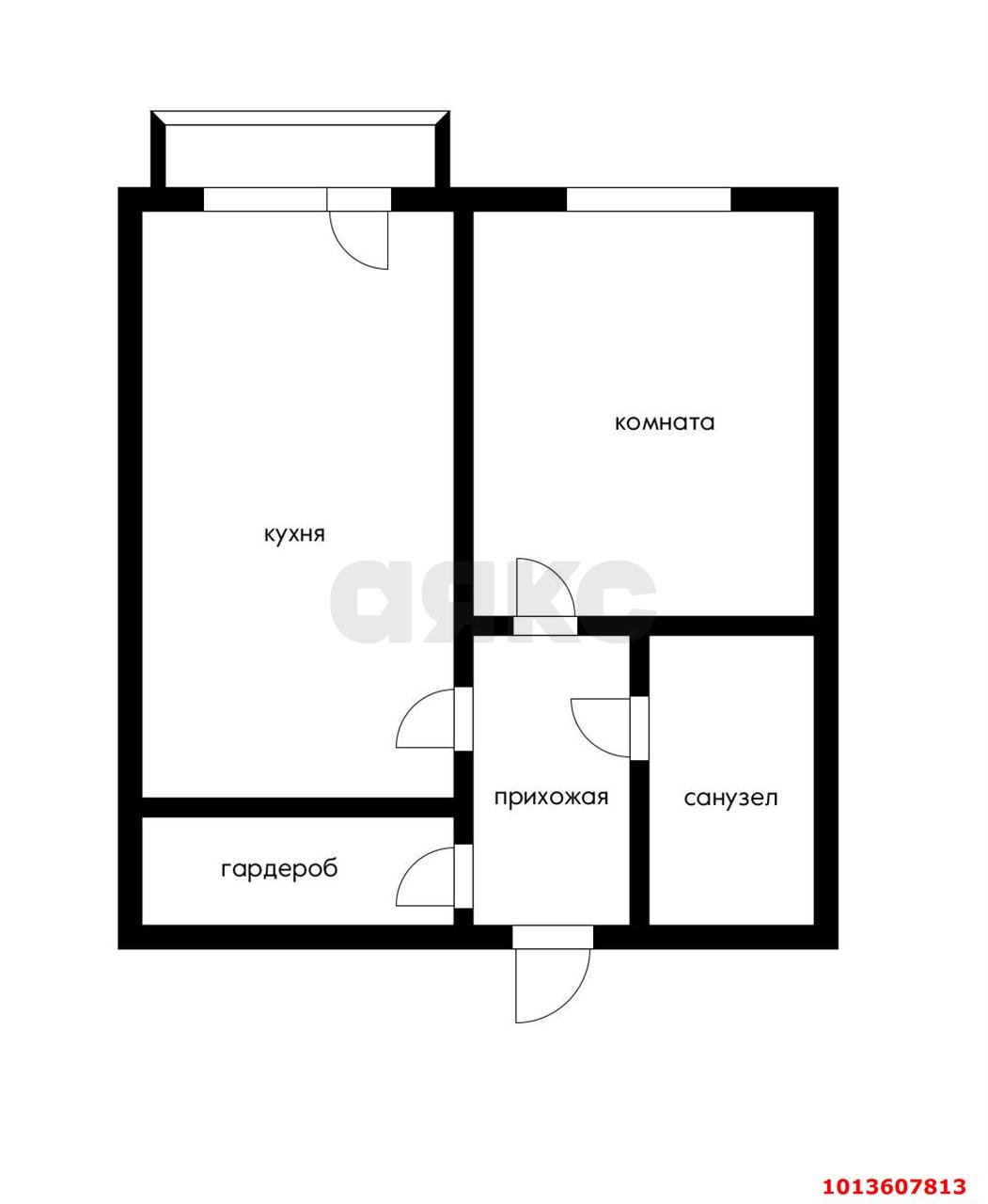 Фото №10: 1-комнатная квартира 28 м² - Краснодар, Краевая Клиническая Больница, ул. Российская, 136