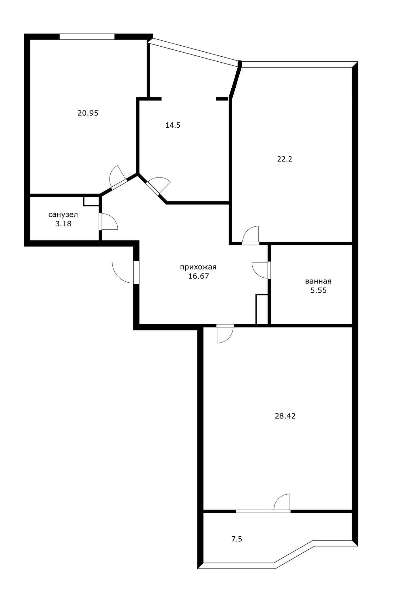 Фото №19: 3-комнатная квартира 120 м² - Краснодар, Прикубанский внутригородской округ, Отделение № 1 совхоза Солнечный, мкр. Фестивальный, ул. Атарбекова, 7
