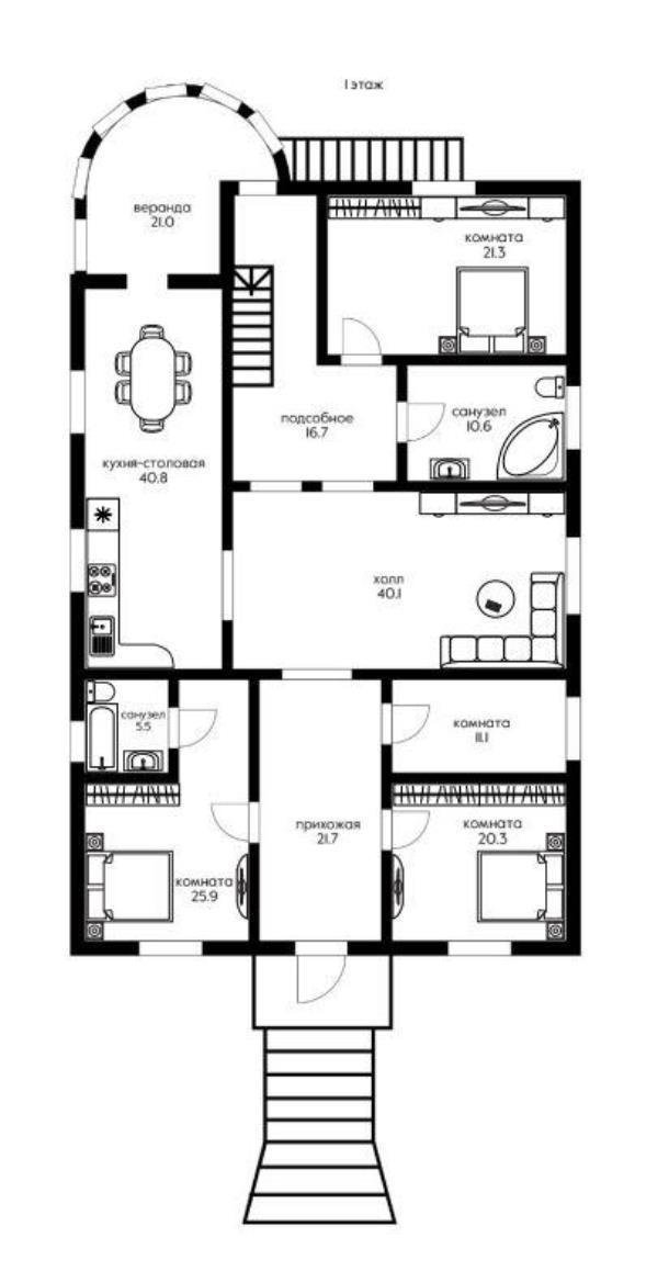 Фото №20: Дом 458 м² + 8 сот. - Краснодар, Завод Радиоизмерительных Приборов, Калинино, имени Петра Метальникова, мкр. Прикубанский внутригородской округ, ул. Безкровного, 35