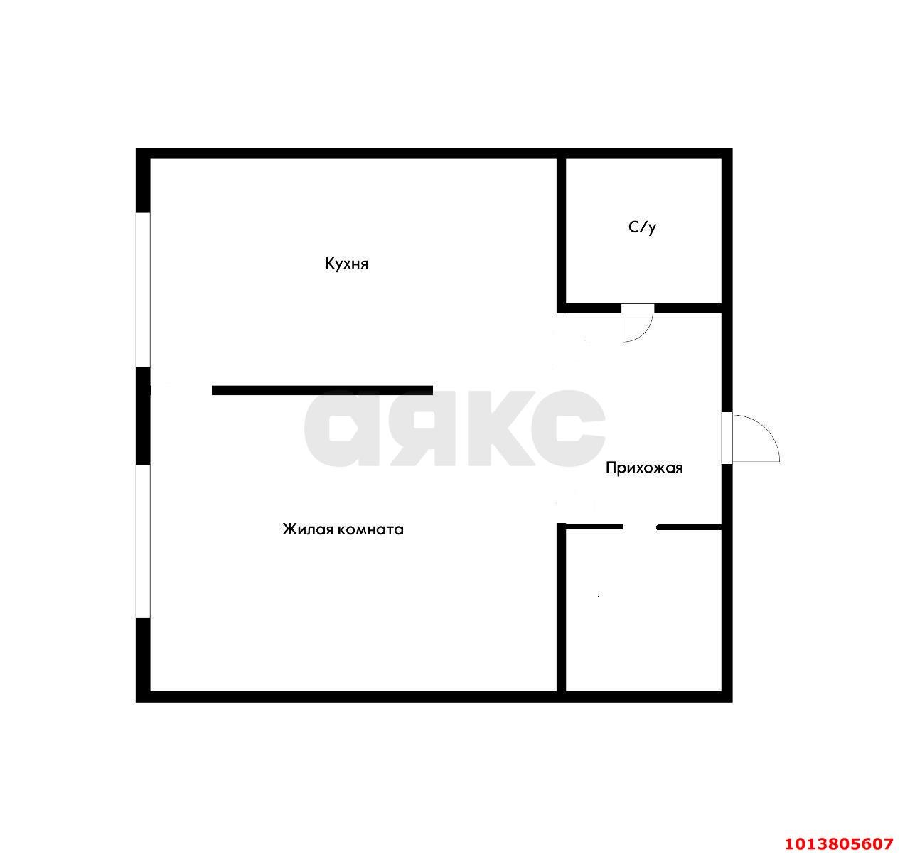 Фото №14: 1-комнатная квартира 42 м² - Краснодар, Фестивальный, ул. Сергея Михалёва, 2Б