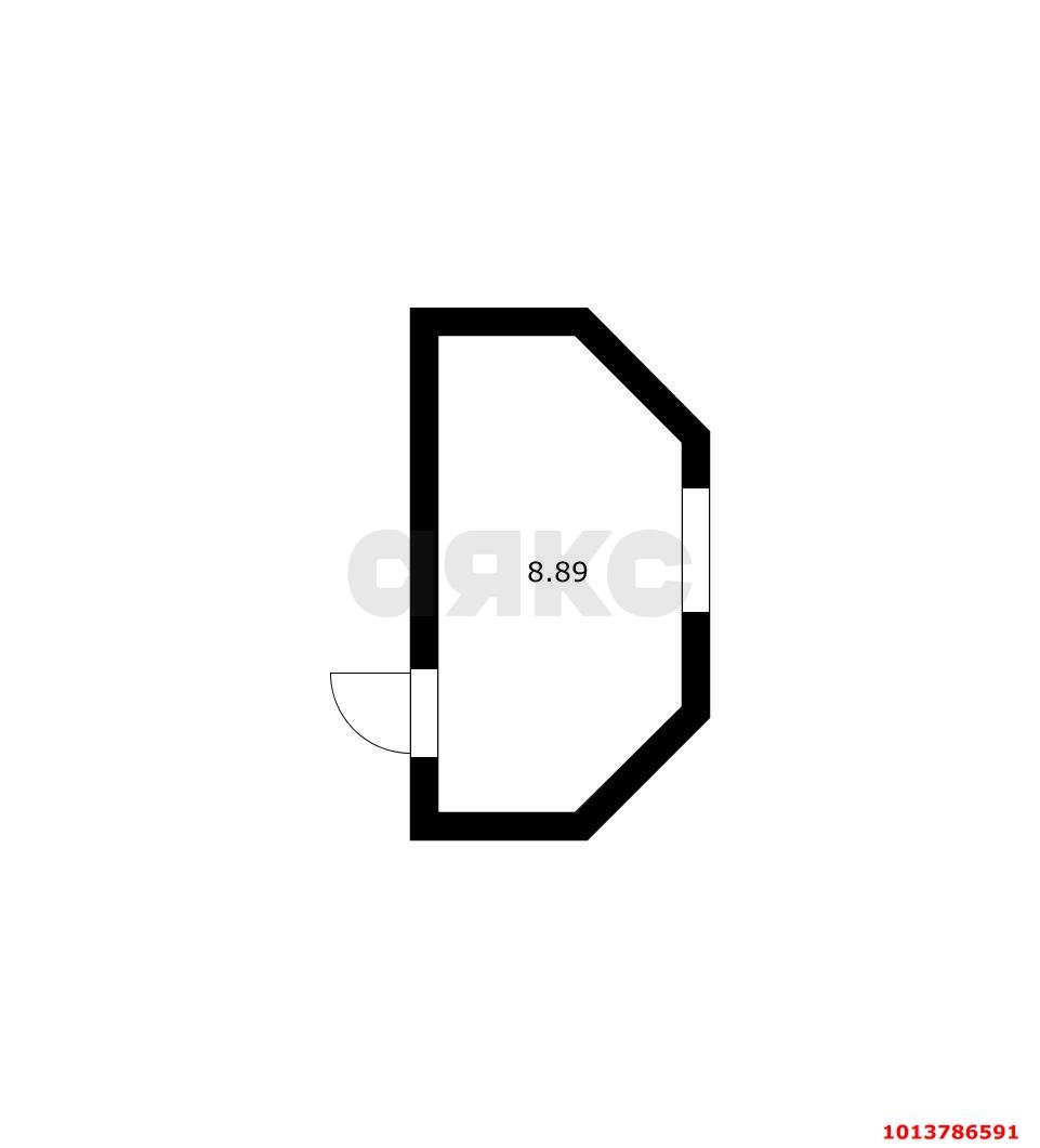 Фото №6: Студия 9 м² - Краснодар, Прикубанский внутригородской округ, мкр. Восточно-Кругликовский, ул. Черкасская, 71