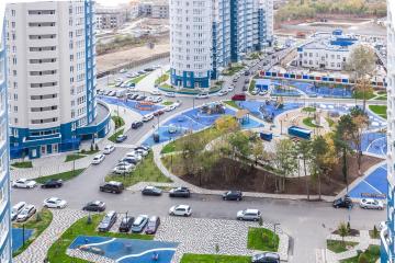 Фото №1: 2-комнатная квартира 65 м² - Краснодар, мкр. жилой комплекс Фонтаны, ул. Воронежская, 47/35