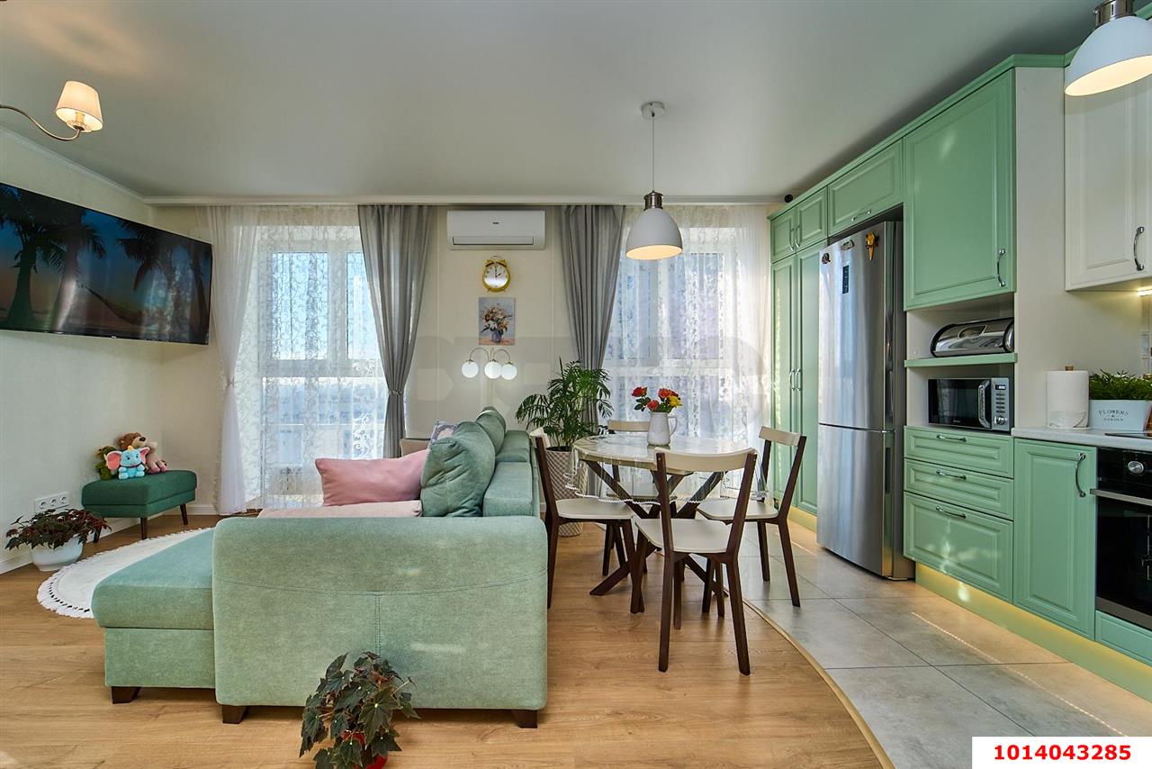 Фото №8: 1-комнатная квартира 40 м² - Краснодар, Прикубанский внутригородской округ, жилой комплекс Кубанский, мкр. Завод Измерительных Приборов, ул. Зиповская, 38