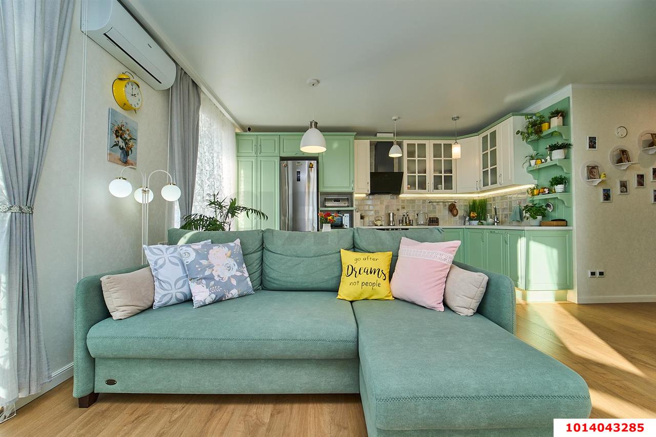 Фото №3: 1-комнатная квартира 40 м² - Краснодар, Прикубанский внутригородской округ, жилой комплекс Кубанский, мкр. Завод Измерительных Приборов, ул. Зиповская, 38