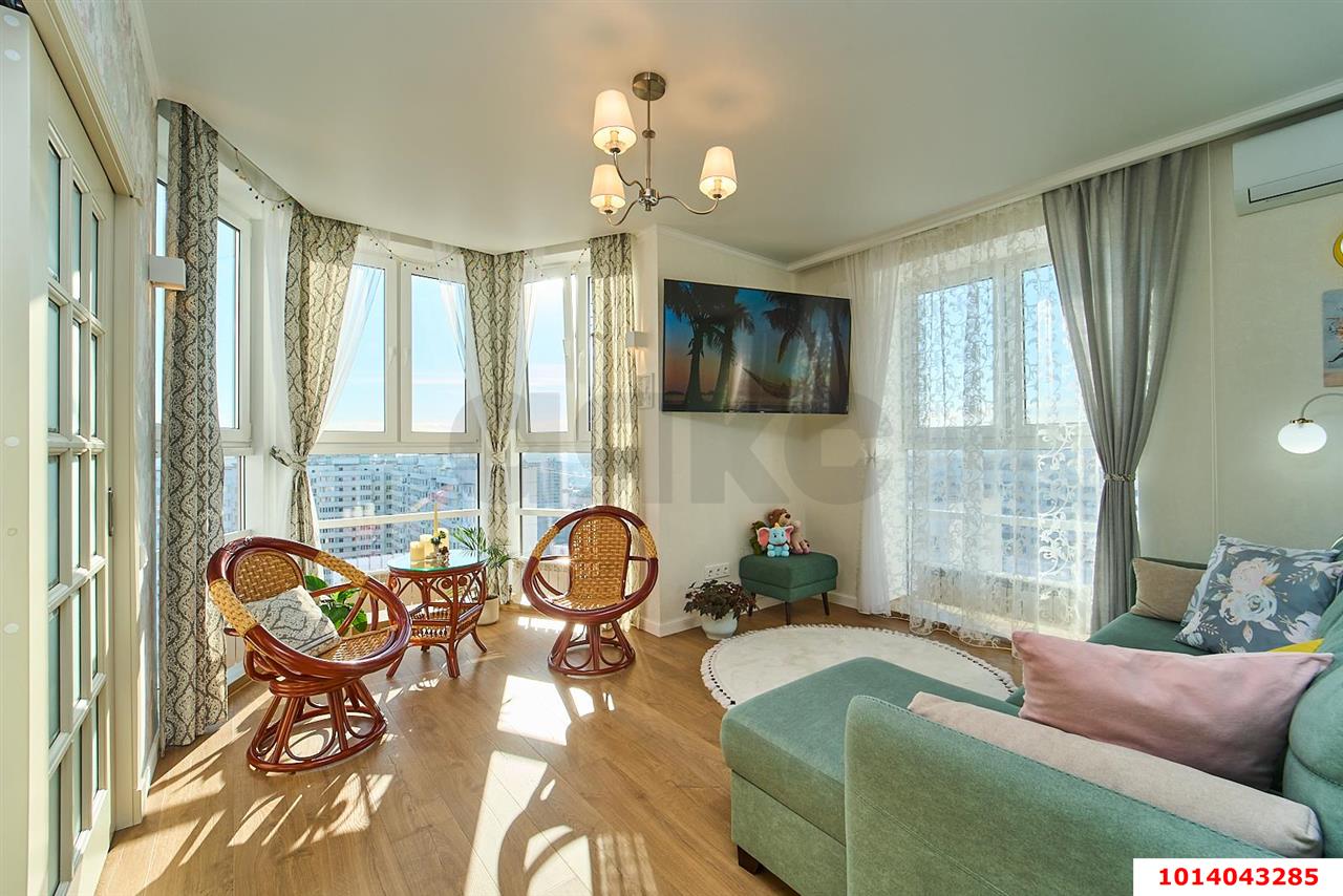 Фото №5: 1-комнатная квартира 40 м² - Краснодар, Прикубанский внутригородской округ, жилой комплекс Кубанский, мкр. Завод Измерительных Приборов, ул. Зиповская, 38