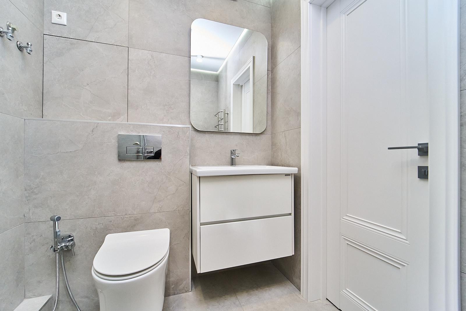 Фото №5: 2-комнатная квартира 68 м² - Краснодар, Карасунский внутригородской округ, Хлопчато-бумажный Комбинат, мкр. жилой комплекс Аквамарин, ул. Уральская, 75к2