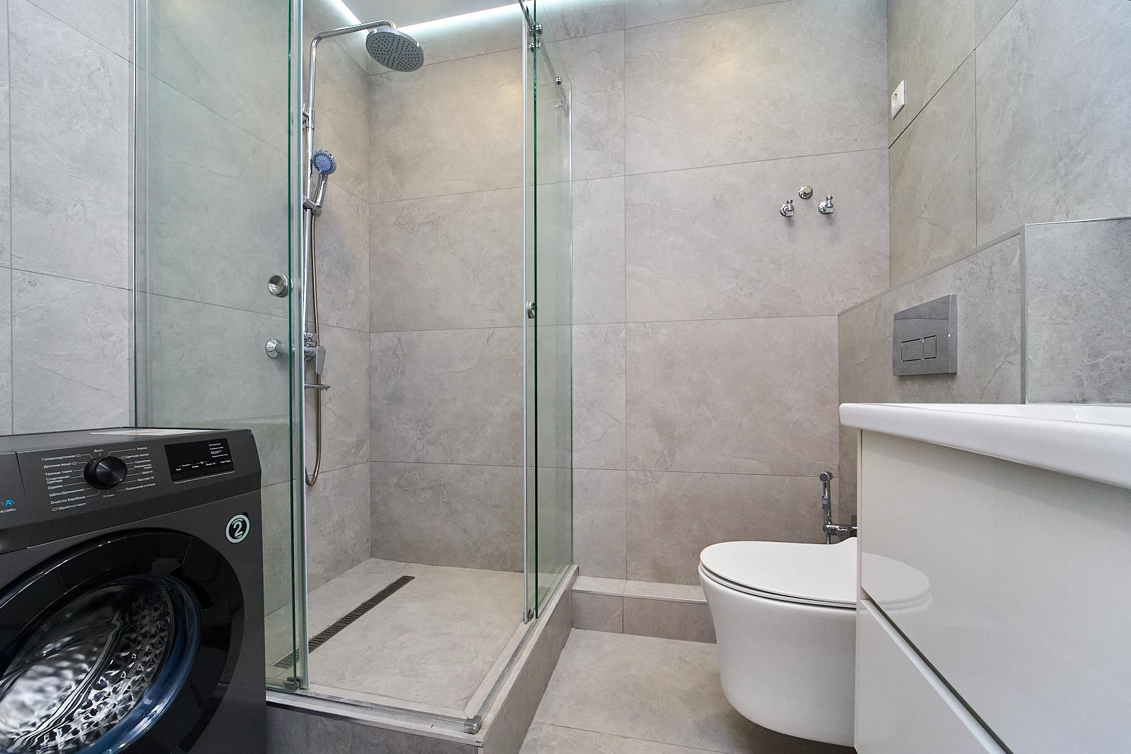 Фото №4: 2-комнатная квартира 68 м² - Краснодар, Карасунский внутригородской округ, Хлопчато-бумажный Комбинат, мкр. жилой комплекс Аквамарин, ул. Уральская, 75к2