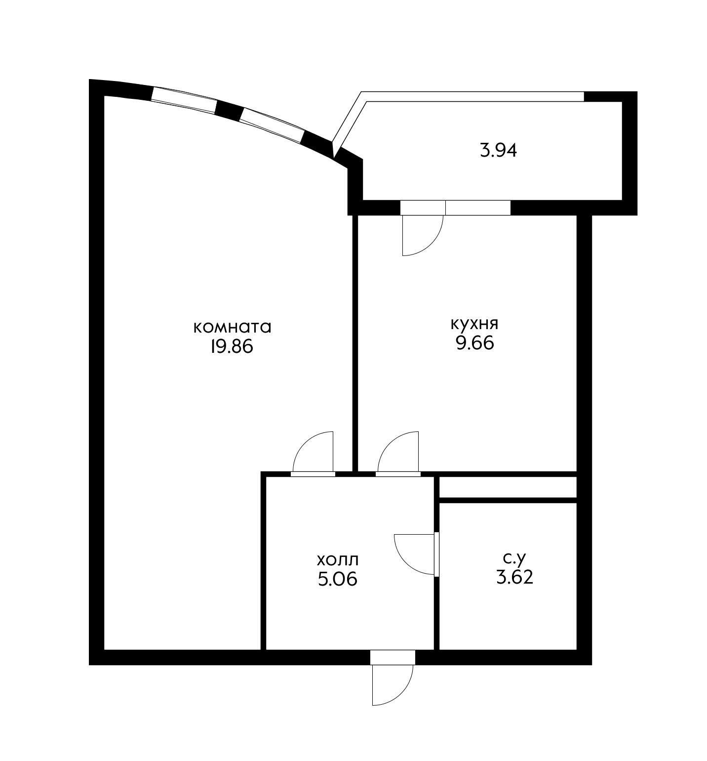 Фото №5: 1-комнатная квартира 39 м² - Краснодар, ЖК Альфа, Хлопчато-бумажный Комбинат, жилой комплекс Кино, мкр. Карасунский внутригородской округ, ул. Уральская, 100/5