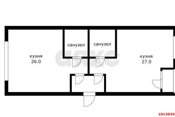 Фото №4: 2-комнатная квартира 55 м² - Краснодар, мкр. жилой комплекс Самолёт, ул. Западный Обход, 39/2